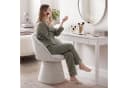 Duhome Esszimmerstuhl 7307A1 Beige Chenille 360° Drehbar Bild 1