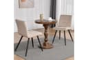 Duhome Esszimmerstuhl 4er Set Beige Samt Retro Bild 3