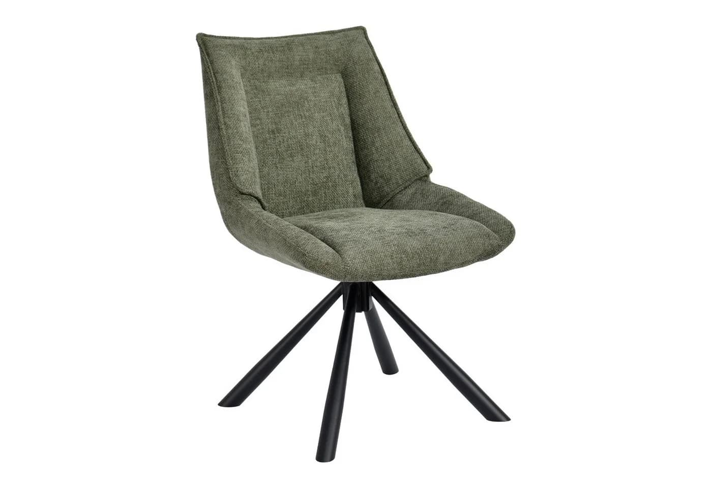 Duhome Esszimmerstuhl 8626A Grün 180° drehbar Chenille-Stoff - Bild 2
