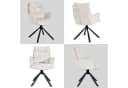 Duhome Esszimmerstuhl 8610A Beige Chenille 360° drehbar Bild 3