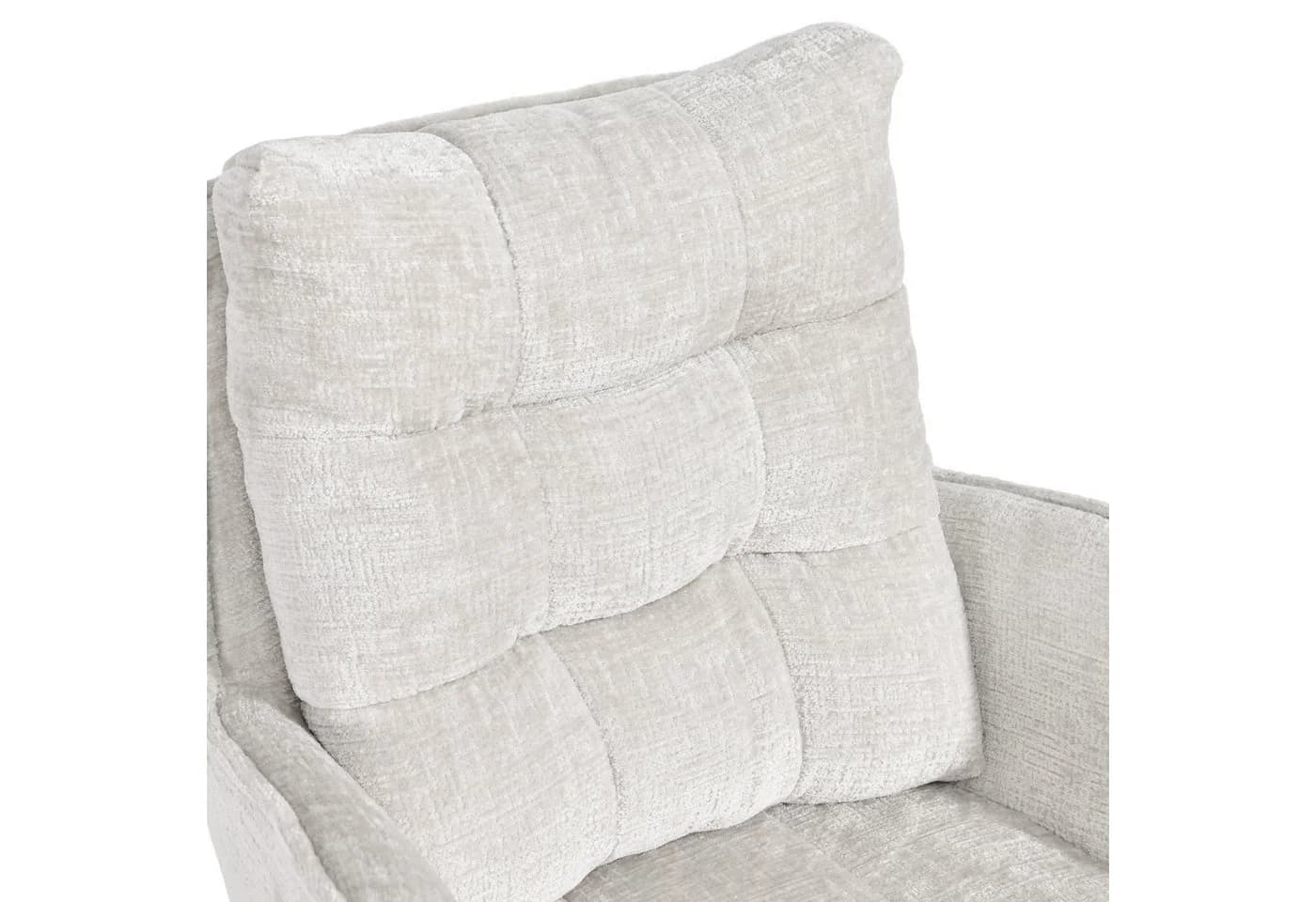 Duhome Esszimmerstuhl 8610A Beige Chenille 360° drehbar - Bild 5