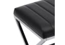 Duhome Hocker Schwarz Kunstleder Gepolstert Sitzhocker Bild 3