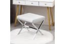 Duhome Hocker 9196A1 Weiß Kunstleder Sitzhocker Bild 1