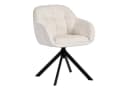 Duhome Loungesessel 9-213A Beige Chenille 360° drehbar Armlehnstuhl Bild 1