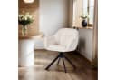 Duhome Loungesessel 9-213A Beige Chenille 360° drehbar Armlehnstuhl Bild 2