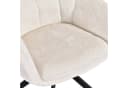 Duhome Loungesessel 9-213A Beige Chenille 360° drehbar Armlehnstuhl Bild 5