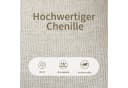 Duhome Esszimmerstuhl 2er Set Chenille Beige 180° drehbar Bild 3
