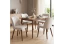 Duhome Esszimmerstuhl 3008G Beige Leinen Gepolstert Bild 1