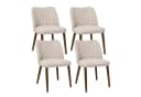 Duhome Esszimmerstuhl 3008G Beige Leinen Gepolstert Bild 2
