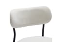 Duhome Barhocker 2er Set Beige Schlingenstoff mit Rückenlehne Bild 4