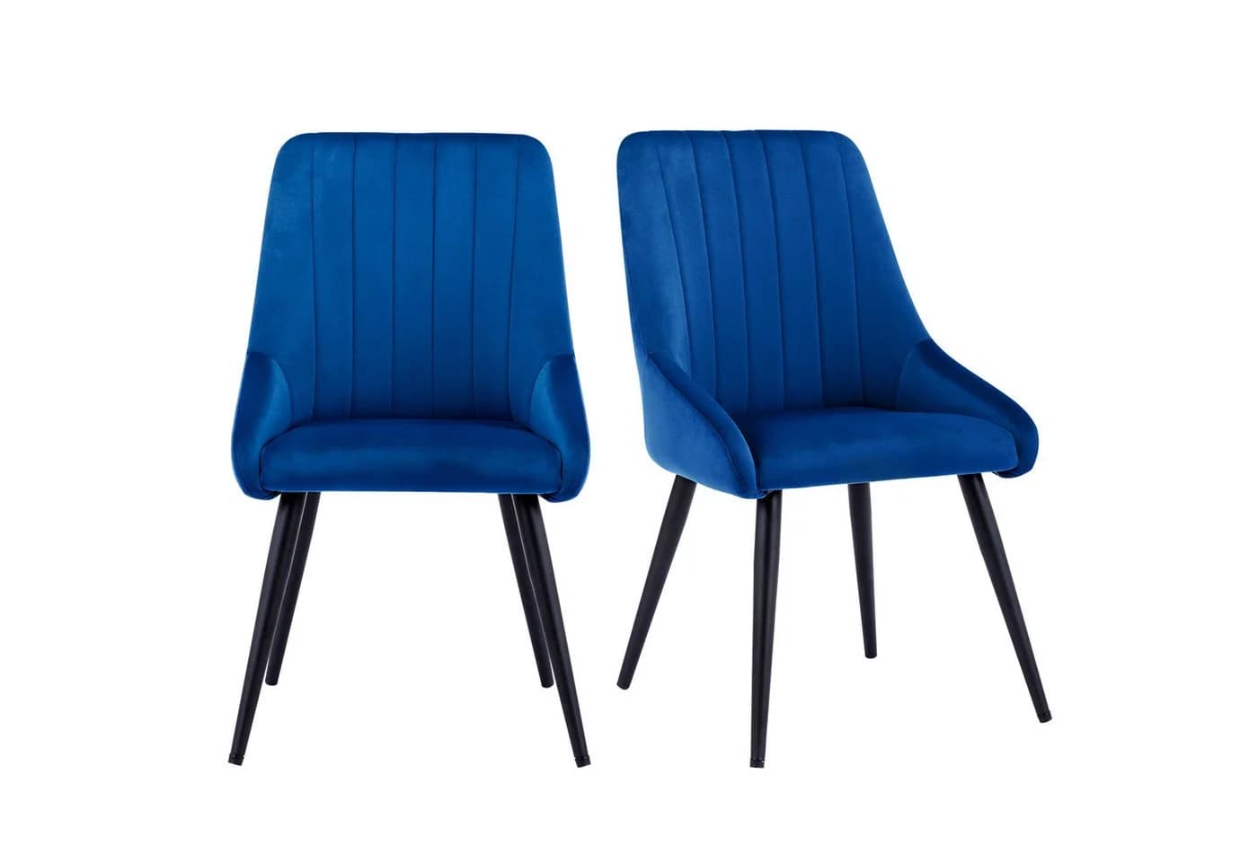 Duhome Esszimmerstuhl 8066C 2er Set Samt Retro Metallbeine - Bild 2
