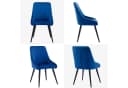 Duhome Esszimmerstuhl 8066C 2er Set Samt Retro Metallbeine Bild 4