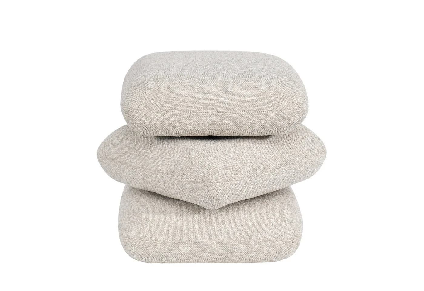 Duhome Hocker (9272D1) Bouclé Stoff 360° Drehbar Modern - Bild 2
