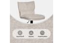 Duhome Barhocker 5501A1 2er Set Drehbar Bouclé Beige Bild 5