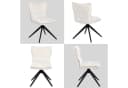 Duhome Esszimmerstuhl Chenille 360° Drehbar Bild 5