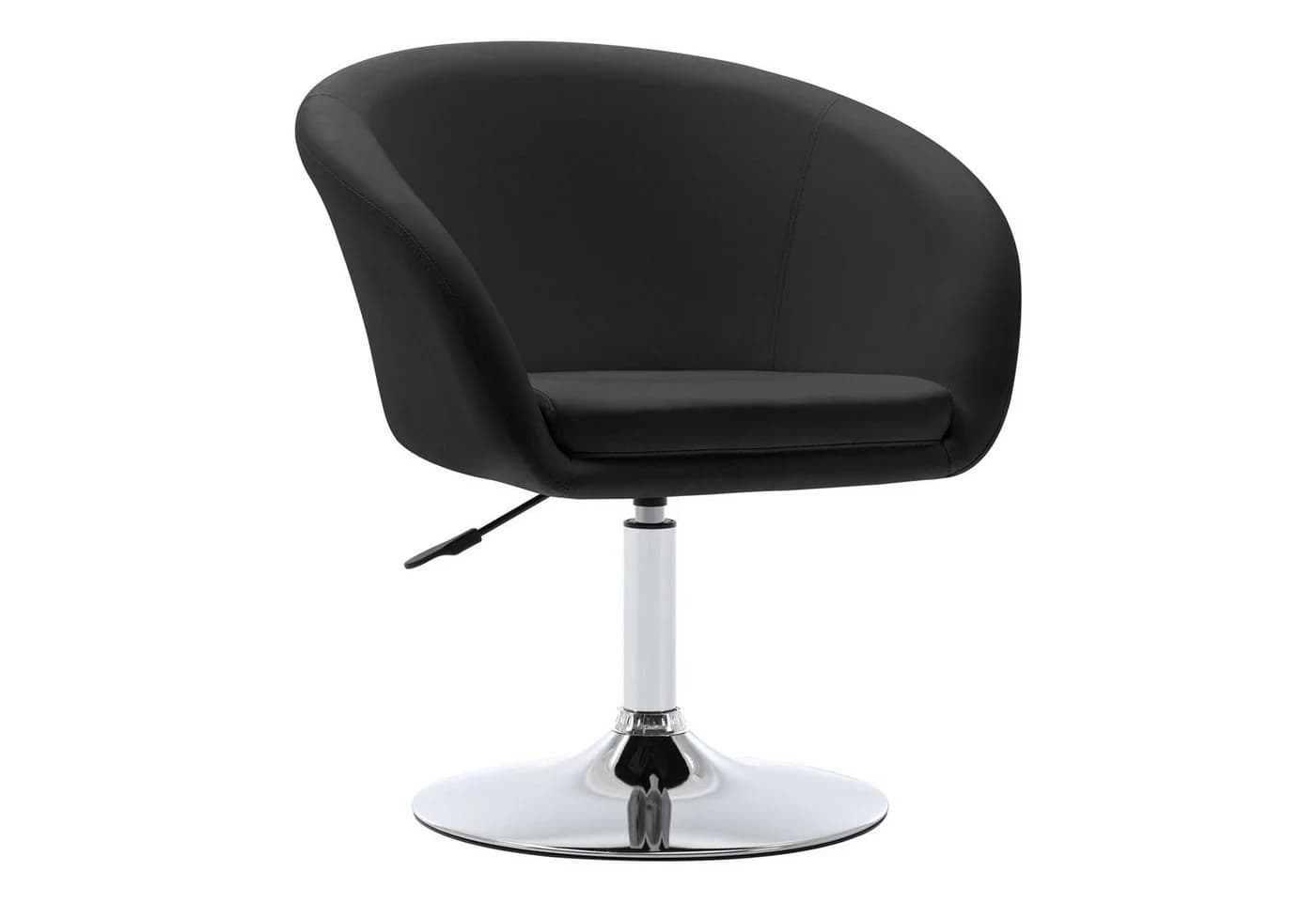 Duhome Loungesessel WY440 Schwarz Höhenverstellbar mit Armlehne - Bild 2