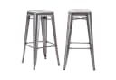 Duhome Barhocker 665D Metall Stapelbar Bild 2