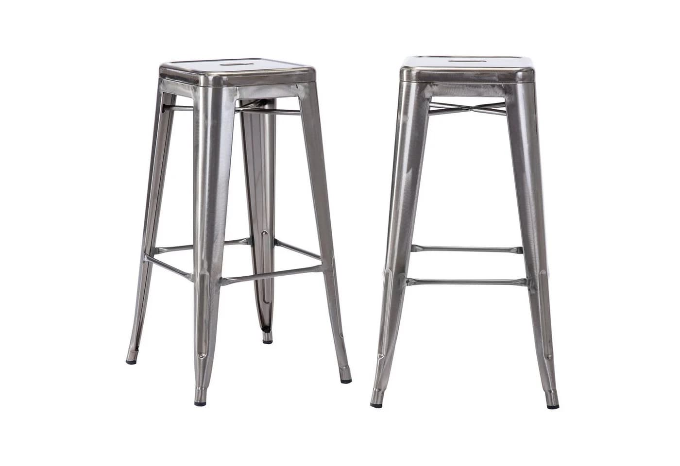 Duhome Barhocker 665D Metall Stapelbar - Bild 2