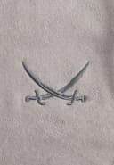 Sansibar Sylt Saunatuch Schonbezug Liegenauflage Silber Bild 1