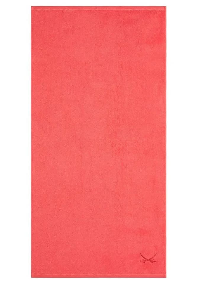 Sansibar Sylt Duschtuch Classic Frottier Rosa mit Säbel-Stickerei - Bild 4