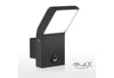 Maxkomfort LED Außen-Wandleuchte Schwarz mit Bewegungsmelder Bild 2