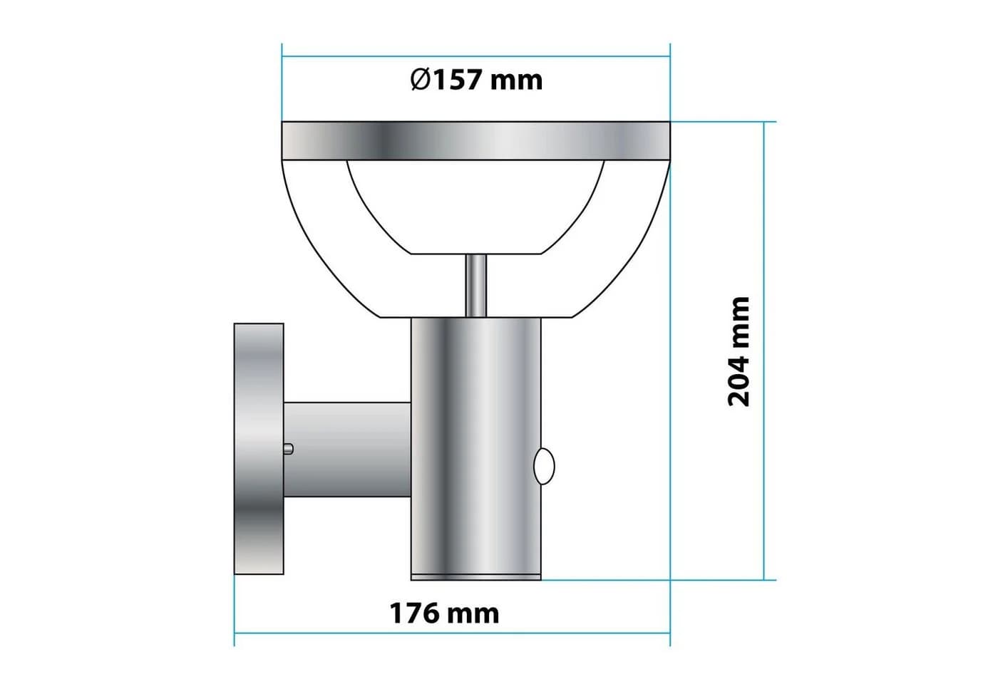 Maxkomfort Außen-Wandleuchte 309A mit Bewegungsmelder LED Warmweiß - Bild 3