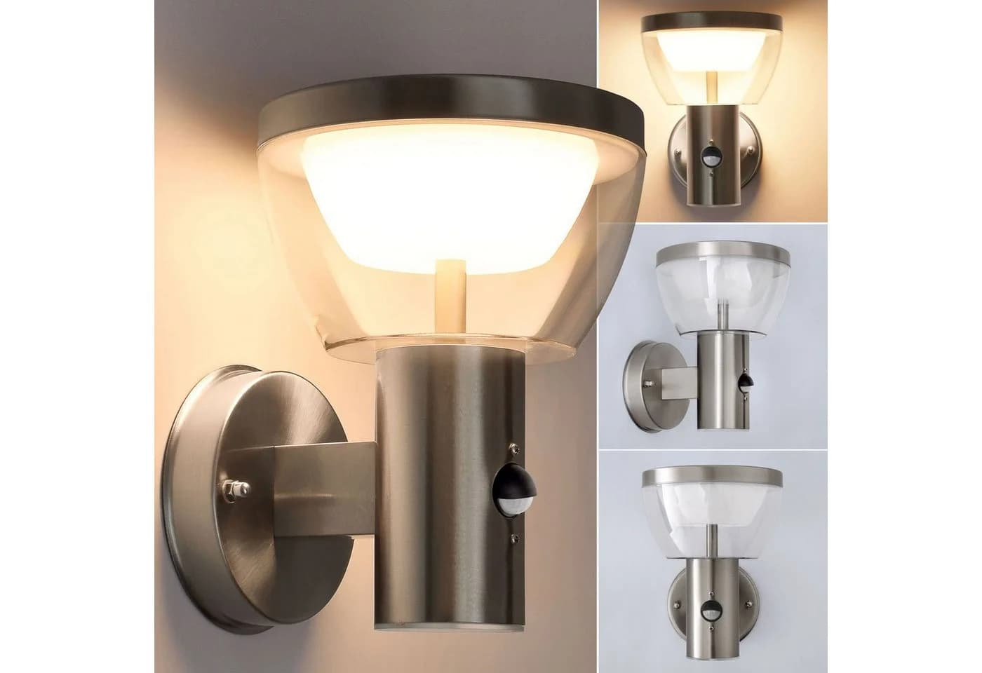 Maxkomfort Außen-Wandleuchte 309A mit Bewegungsmelder LED Warmweiß - Bild 4