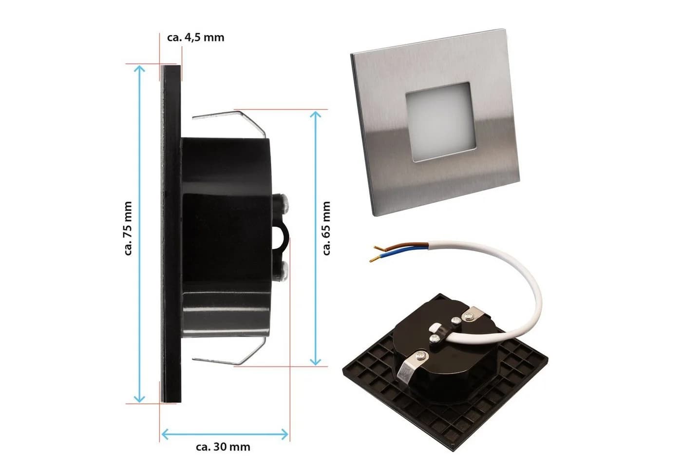 Maxkomfort LED Wandstrahler 6103 Warmweiß Treppenbeleuchtung - Bild 4