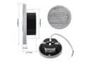Maxkomfort LED Wandstrahler Treppenbeleuchtung Warmweiß Aluminium Bild 3
