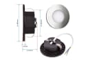 Maxkomfort LED Wandstrahler 6103 Warmweiß 3000K Treppenbeleuchtung Bild 4