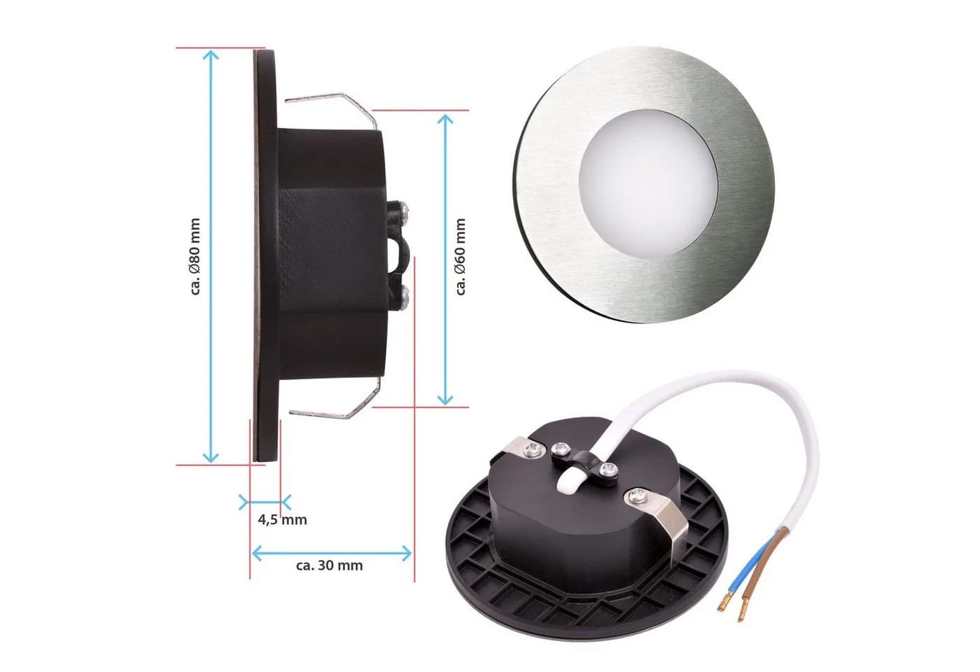Maxkomfort LED Wandstrahler 6103 Warmweiß 3000K Treppenbeleuchtung - Bild 4