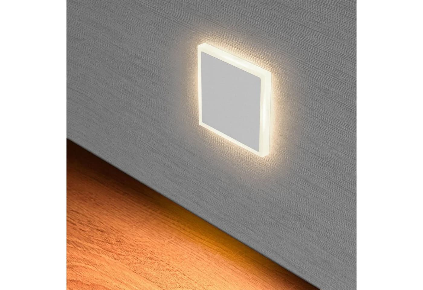 Maxkomfort LED Wandstrahler 6109 Warmweiß Aluminium