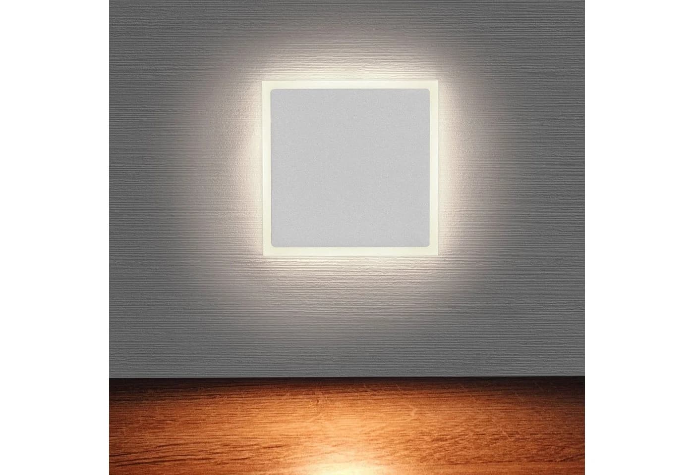 Maxkomfort LED Wandstrahler 6109 Warmweiß Aluminium - Bild 2