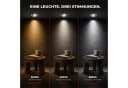 Maxkomfort LED Einbaustrahler Chrom Schwenkbar Warmweiß Bild 3