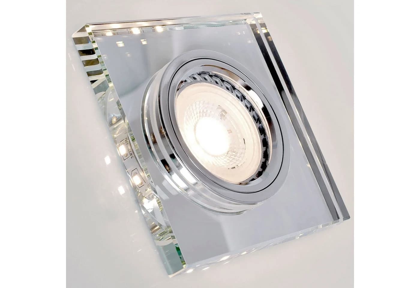 Maxkomfort LED Einbauleuchte Glas Metall Warmweiß 3000K - Bild 2