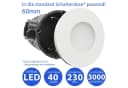 Maxkomfort LED Wandstrahler 6103 Warmweiß Treppenbeleuchtung Bild 1