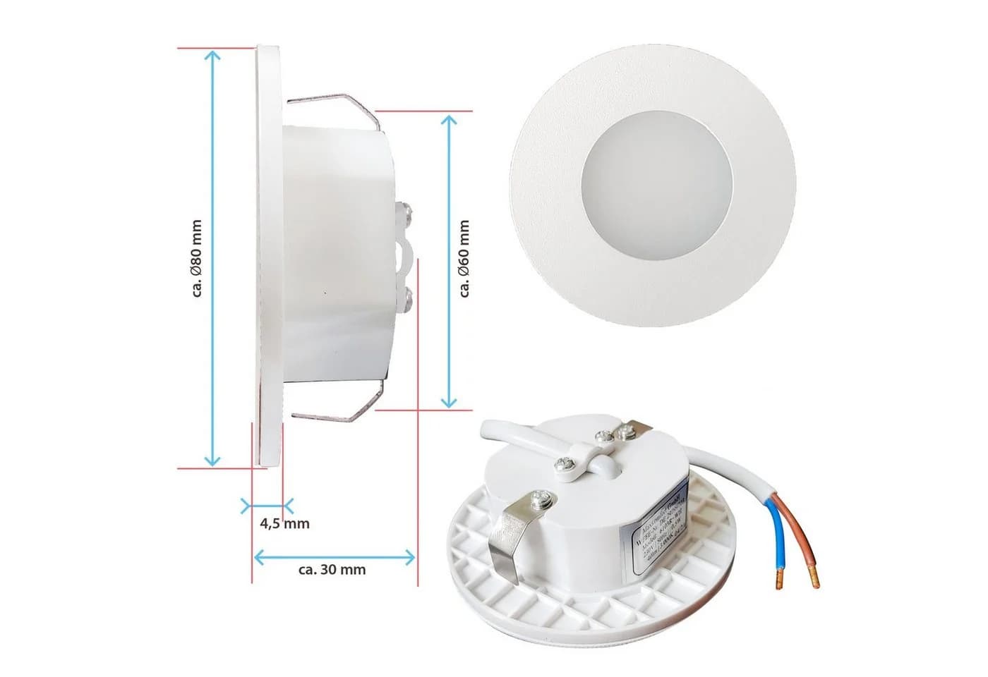Maxkomfort LED Wandstrahler 6103 Warmweiß Treppenbeleuchtung - Bild 4