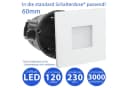 Maxkomfort LED Wandstrahler 6103 Warmweiß Treppenbeleuchtung Bild 1