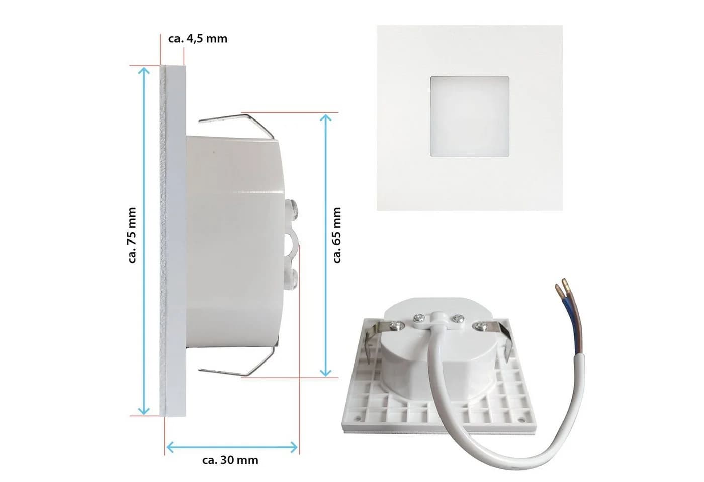 Maxkomfort LED Wandstrahler 6103 Warmweiß Treppenbeleuchtung - Bild 4