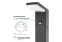 Maxkomfort Außen-Stehlampe 1505A-800 LED mit Bewegungsmelder Warmweiß Bild 1