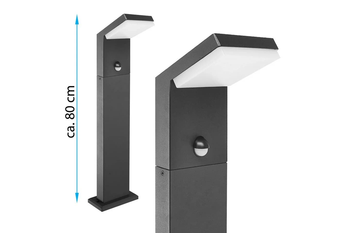 Maxkomfort Außen-Stehlampe 1505A-800 LED mit Bewegungsmelder Warmweiß - Bild 5