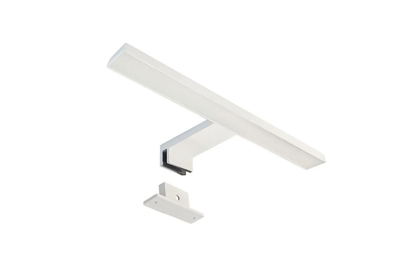 Maxkomfort LED Spiegelleuchte Badezimmer 30/60cm Weiß IP44 - Bild 2