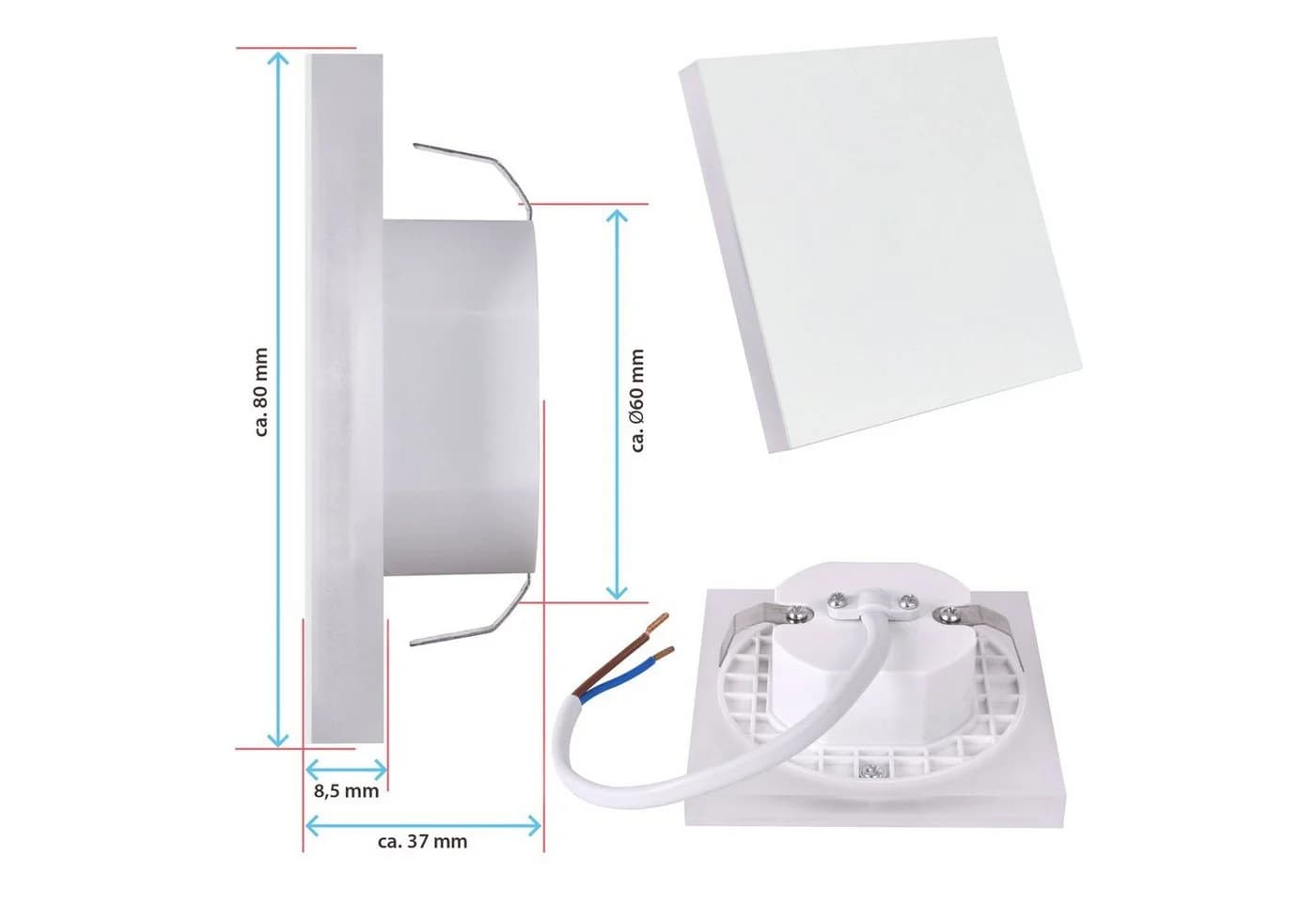 Maxkomfort LED Wandstrahler 6107 Warmweiß Treppenbeleuchtung - Bild 3