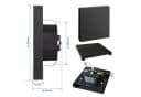 Maxkomfort LED Wandstrahler 6190S Schwarz/Weiß/Alu Warmweiß Bild 4