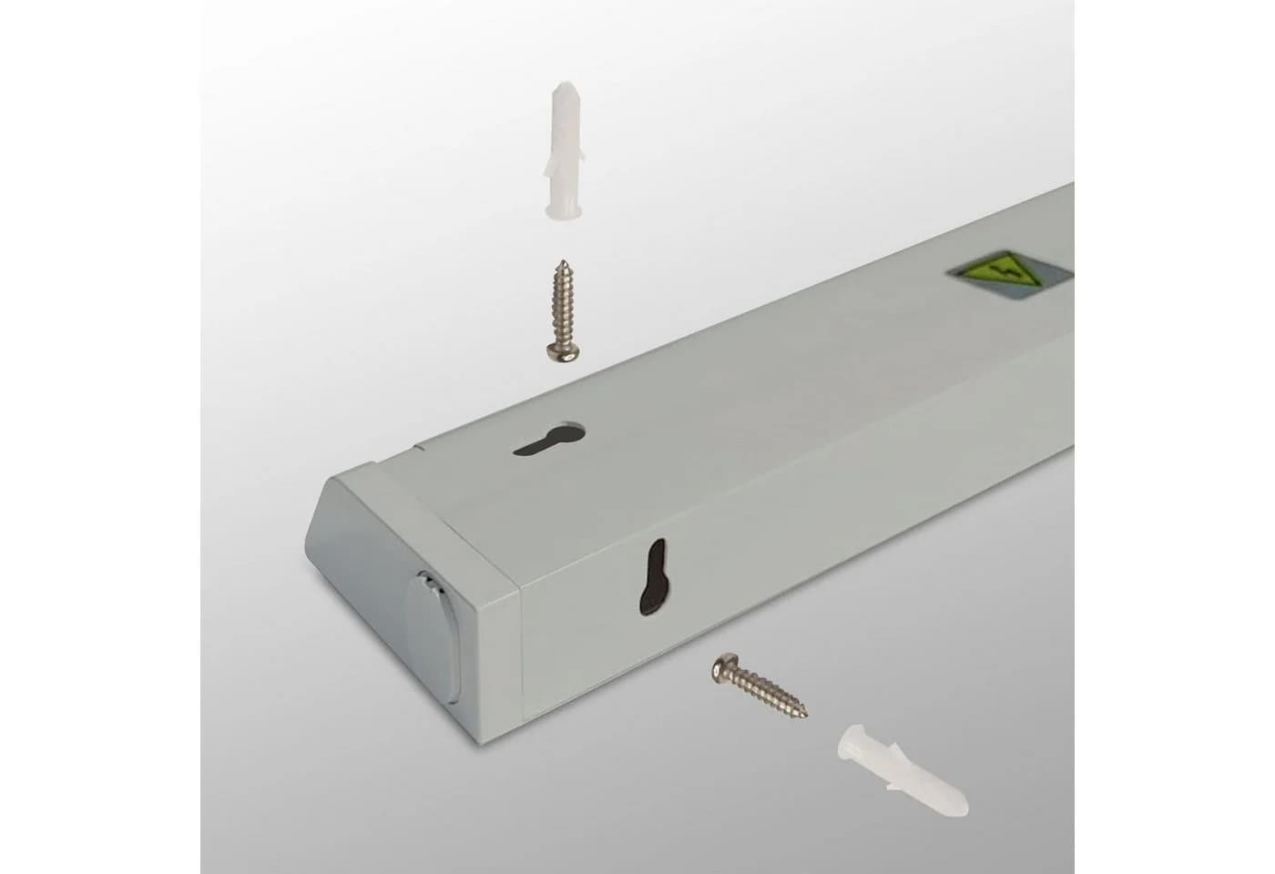 Maxkomfort LED Unterbauleuchte schwenkbar Grau/Weiß 3-Stufen-Dimmbar - Bild 4