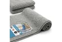 HELLSER Badematte DANA Grau Chenille rutschfest waschbar Bild 2