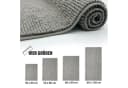HELLSER Badematte DANA Grau Chenille rutschfest waschbar Bild 5