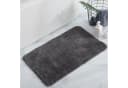 HELLSER Badematte MIRA rutschfest & waschbar - Mikrofaser, Polyester, grau Bild 2