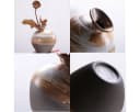 RAIKOU Dekovase Set 3 St. Tonvase Clay Kugelform Bild 1