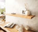 DELIFE Wandregal Live-Edge Akazie Massivholz Natur Bild 1
